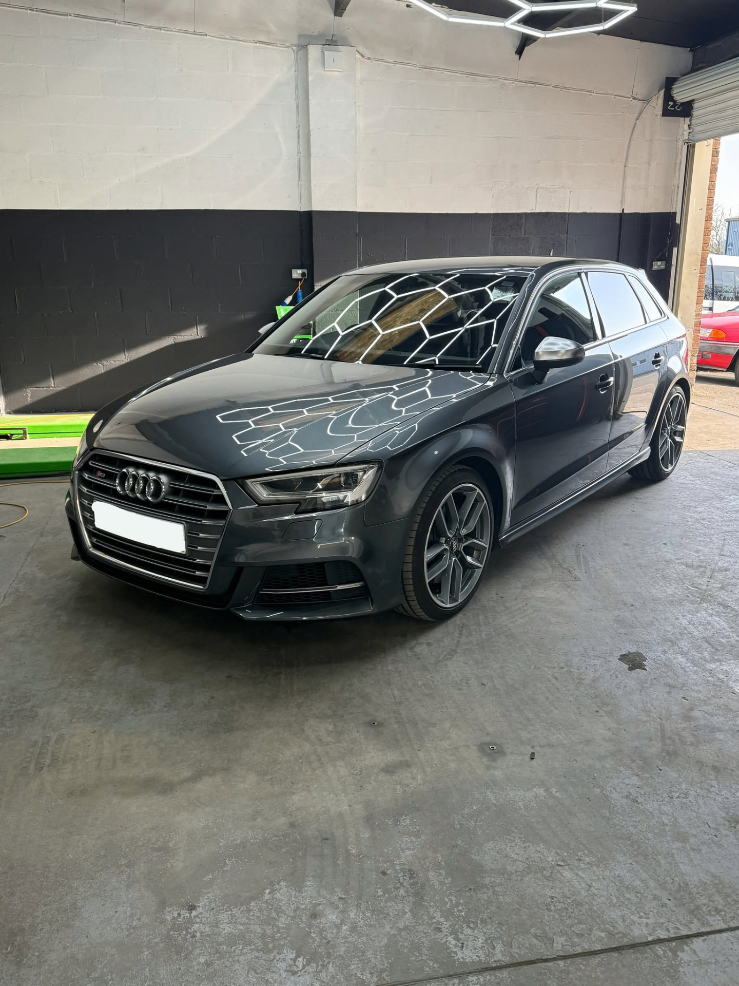 Audi S3 ceramic coating gloss finish