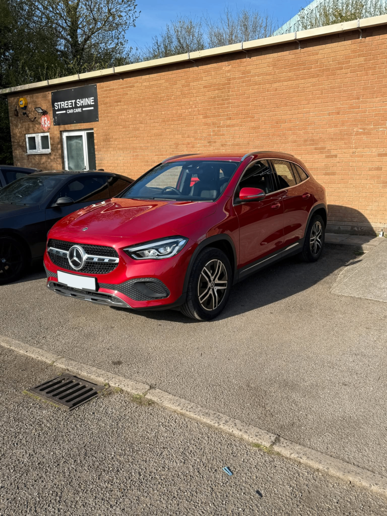 Mercedes GLA machine polish and ceramic coating